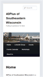 Mobile Screenshot of 40pluswi.org